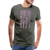 Schatz Männer Premium T-Shirt - Asphalt