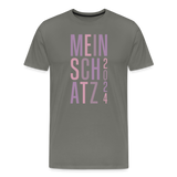 Schatz Männer Premium T-Shirt - Asphalt