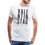 Valentinstag Männer Premium T-Shirt - weiß