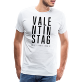 Valentinstag Männer Premium T-Shirt - weiß