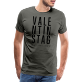 Valentinstag Männer Premium T-Shirt - Asphalt