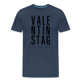 Valentinstag Männer Premium T-Shirt - Navy