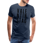 Valentinstag Männer Premium T-Shirt - Navy