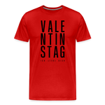 Valentinstag Männer Premium T-Shirt - Rot