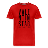 Valentinstag Männer Premium T-Shirt - Rot