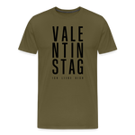 Valentinstag Männer Premium T-Shirt - Khaki