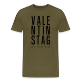 Valentinstag Männer Premium T-Shirt - Khaki