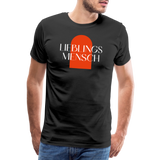 Lieblingsmensch Männer Premium T-Shirt - Schwarz