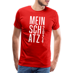 Schatz Männer Premium T-Shirt - Rot