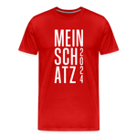 Schatz Männer Premium T-Shirt - Rot