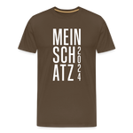 Schatz Männer Premium T-Shirt - Edelbraun