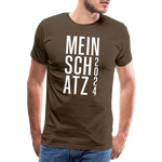 Schatz Männer Premium T-Shirt - Edelbraun