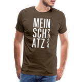 Schatz Männer Premium T-Shirt - Edelbraun