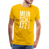 Schatz Männer Premium T-Shirt - Sonnengelb