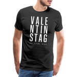 Valentinstag Männer Premium T-Shirt - Schwarz