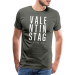 Valentinstag Männer Premium T-Shirt - Asphalt