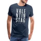 Valentinstag Männer Premium T-Shirt - Navy