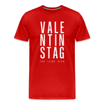 Valentinstag Männer Premium T-Shirt - Rot