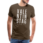 Valentinstag Männer Premium T-Shirt - Edelbraun