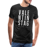 Valentinstag Männer Premium T-Shirt - Anthrazit