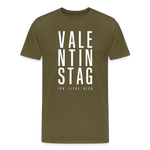 Valentinstag Männer Premium T-Shirt - Khaki