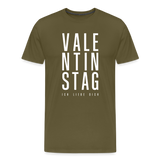 Valentinstag Männer Premium T-Shirt - Khaki