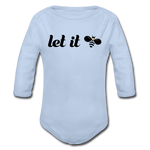 Let It Bee Baby Bio-Langarm-Body - Sky