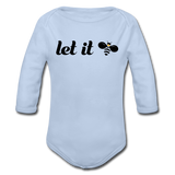 Let It Bee Baby Bio-Langarm-Body - Sky