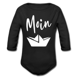 Moin Baby Bio-Langarm-Body - Schwarz