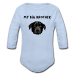 My Big Brother Baby Bio-Langarm-Body - Sky