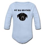 My Big Brother Baby Bio-Langarm-Body - Sky