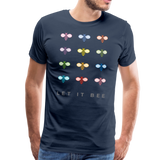 Let It Bee Männer Premium T-Shirt - Navy