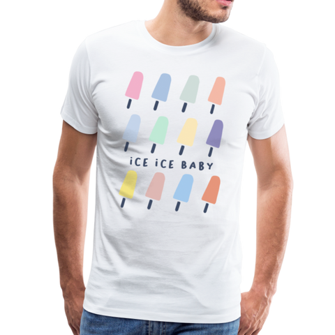 Ice Ice Baby Männer Premium T-Shirt - Weiß