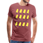 Ice Ice Baby Männer Premium T-Shirt - washed Burgundy