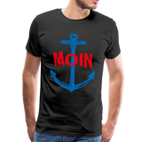 Moin Männer Premium T-Shirt - Schwarz