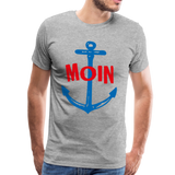 Moin Männer Premium T-Shirt - Grau meliert