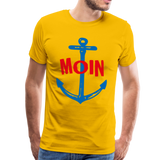 Moin Männer Premium T-Shirt - Sonnengelb