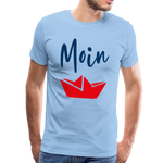 Moin Männer Premium T-Shirt - Sky