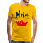 Moin Männer Premium T-Shirt - Sonnengelb