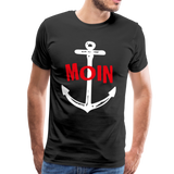 Moin Männer Premium T-Shirt - Schwarz