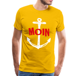 Moin Männer Premium T-Shirt - Sonnengelb