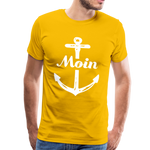 Moin Männer Premium T-Shirt - Sonnengelb