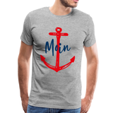 Moin Männer Premium T-Shirt - Grau meliert