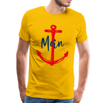 Moin Männer Premium T-Shirt - Sonnengelb