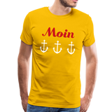 Moin Männer Premium T-Shirt - Sonnengelb