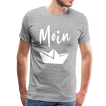 Moin Männer Premium T-Shirt - Grau meliert