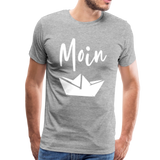 Moin Männer Premium T-Shirt - Grau meliert