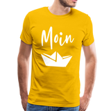 Moin Männer Premium T-Shirt - Sonnengelb