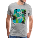1990 Männer Premium T-Shirt - Grau meliert