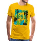 1990 Männer Premium T-Shirt - Sonnengelb